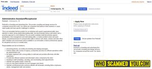 Re: [Position applied to] ($15/hr) - company name (company location) application on Indeed