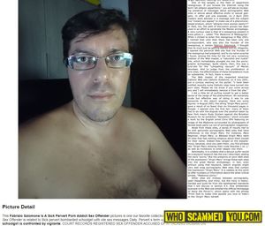 Fabrizio Salomone is a sociopath and mentally ill.